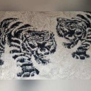 Long sleeved fuzzy sweater